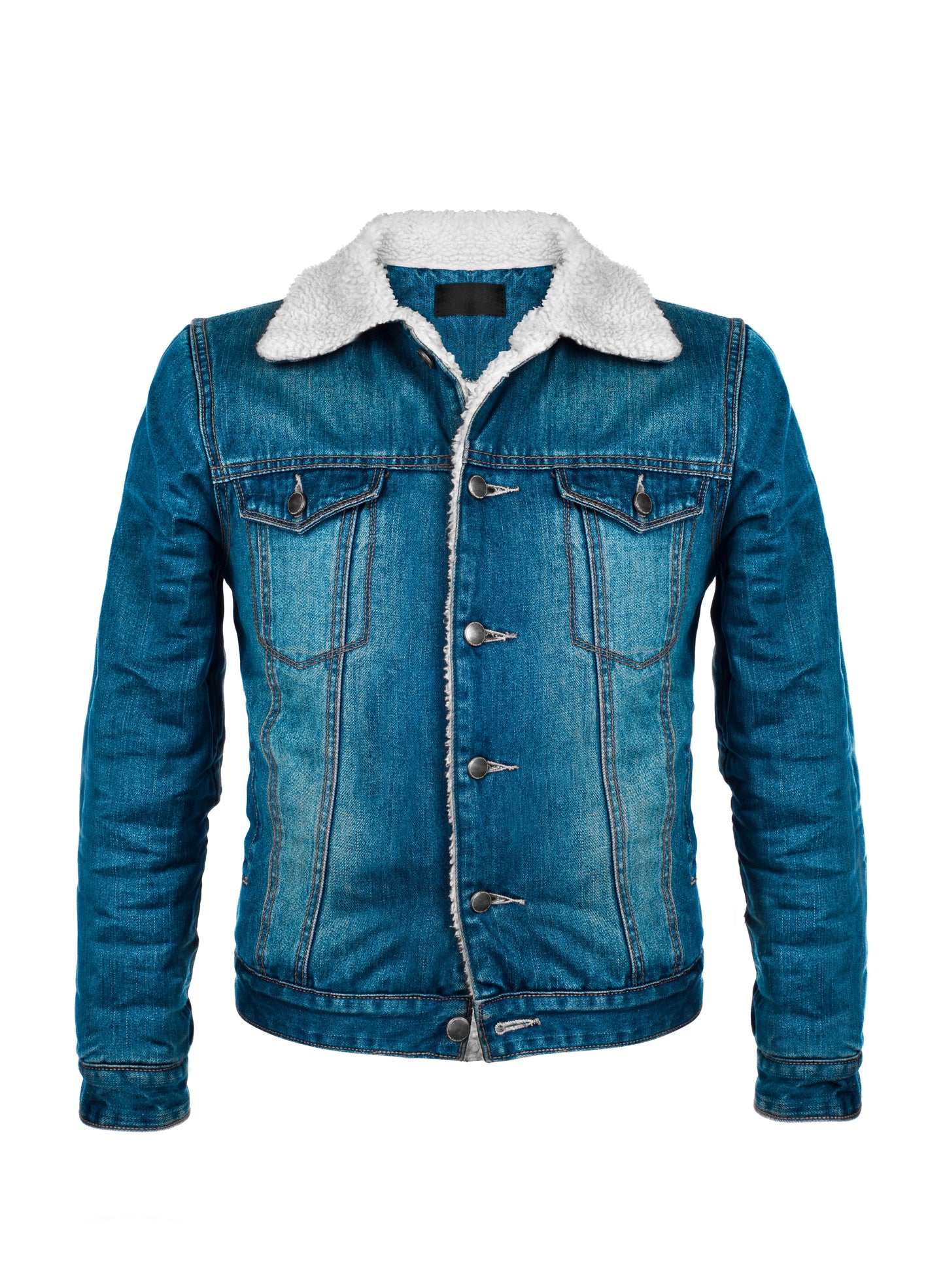 Fleece-Lined Denim Jacket – Rugged Style with Cozy Warmth