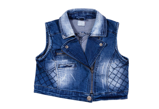 Street Classic Denim Vest – Rugged Layering for Bold Looks
