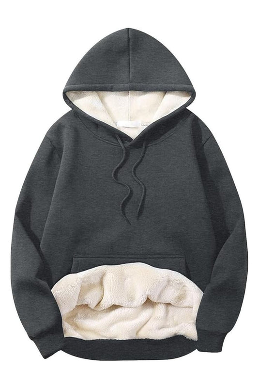 LuxeLayer Fur Hoodie – Plush Warmth, Bold Street Style