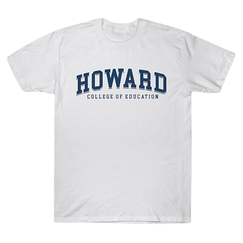 Howard College of Education Varsity Logo T-Shirt – Classic White