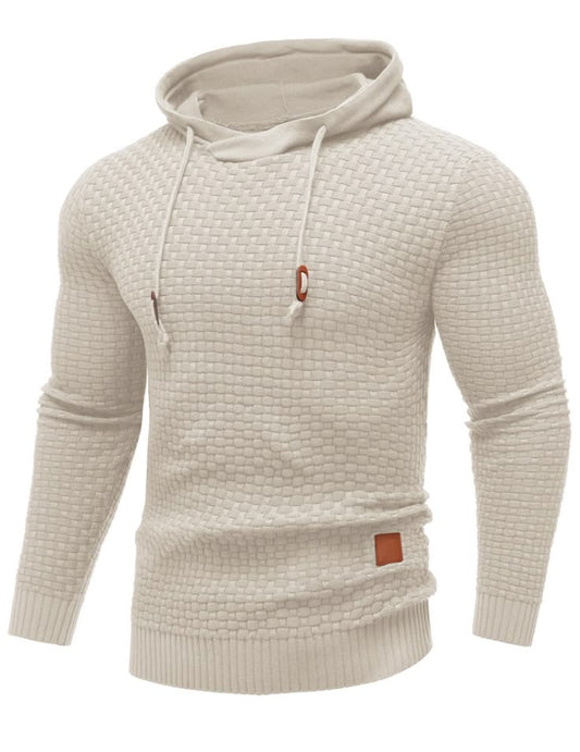 CozyKnit Hooded Sweater – Textured Warmth, Relaxed Luxury