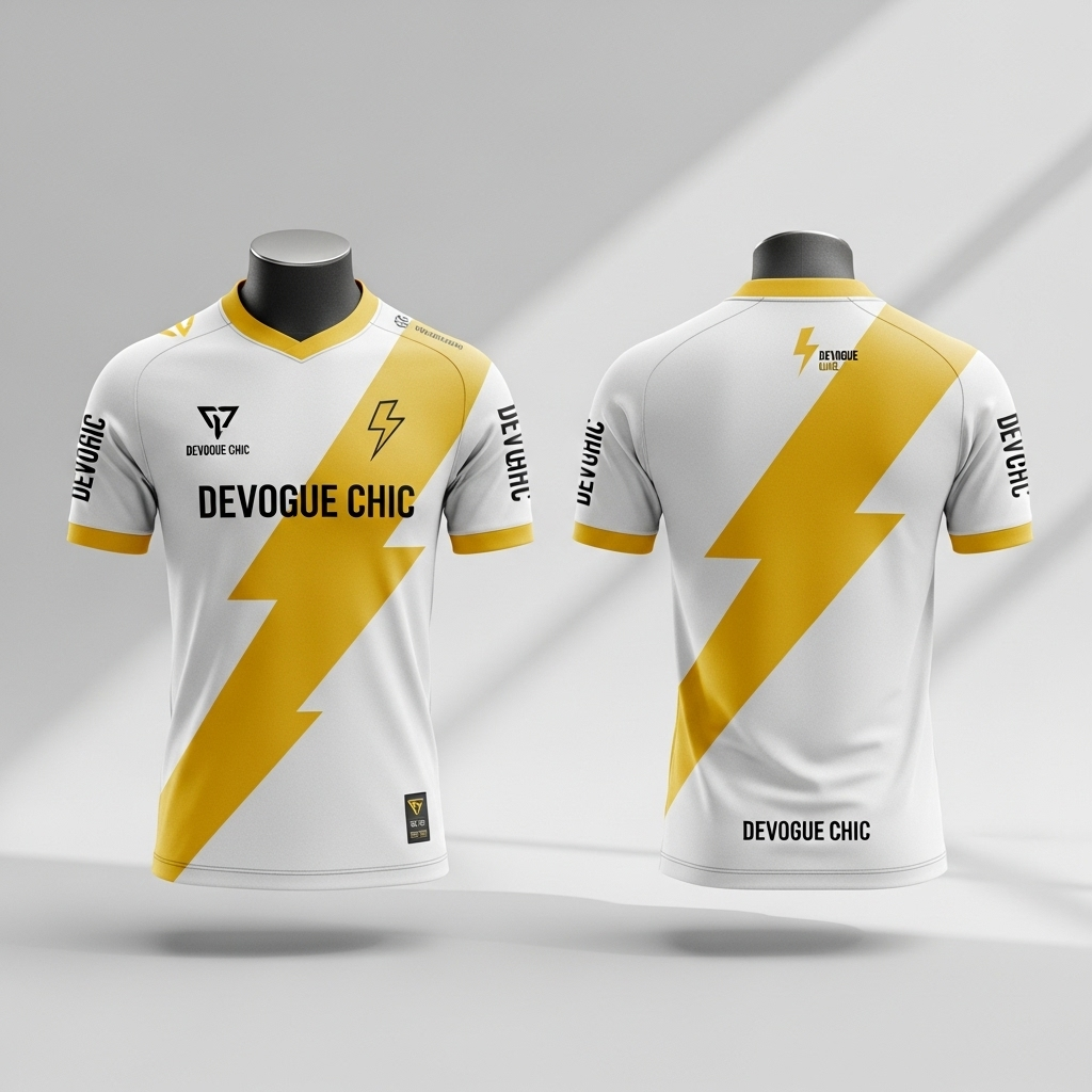 Devogue Chic Lightning Esports Jersey – Performance Streetwear
