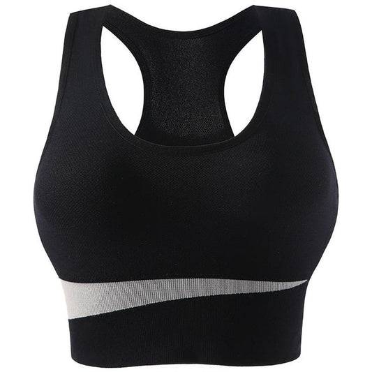 CoreEase Pullover Sports Bra – Seamless Fit, Effortless Comfort
